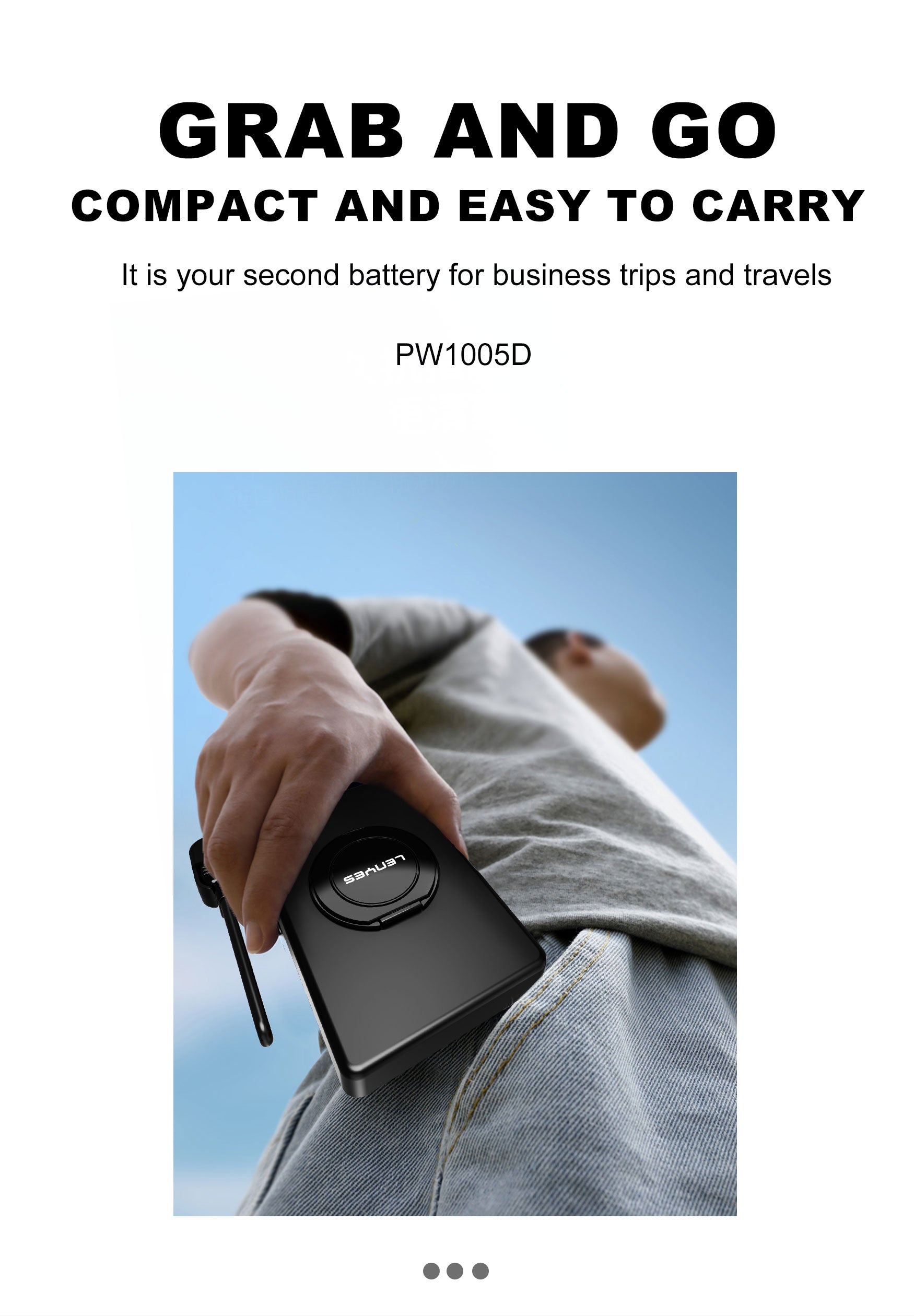 Powerbank 10.000mAH magnetico PW1005D