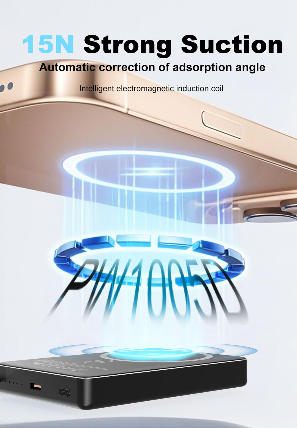 Powerbank 10.000mAH magnetico PW1005D