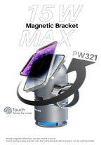 LENYES PW321 Cargador Inalámbrico 3en1 15W Qi2 Altavoz Bluetooth 5.3 LED