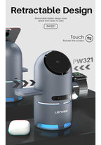 LENYES PW321 Cargador Inalámbrico 3en1 15W Qi2 Altavoz Bluetooth 5.3 LED