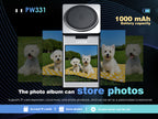 LENYES PW331 Cargador Inalámbrico 3en1 15W Pantalla Táctil Altavoz Ruido Blanco Plata