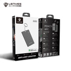 LENYES R5003 Localizador Apple Find My Tarjeta Carga Inalámbrica NFC Negro