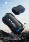 LENYES S233 Altavoz Bluetooth Mini Ultra Portátil IPX6 TWS Negro