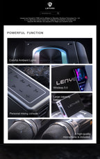 LENYES S861 Altavoz Karaoke Profesional 150W TWS 20h + Micrófono + Luces RGB Negro