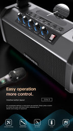 LENYES S863 Altavoz Bluetooth Ultra Portátil IPX6 TWS Compacto Negro