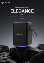 LENYES S874 Altavoz Bluetooth Alta Fidelidad IPX6 TWS Premium Negro
