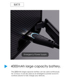 LENYES S875 Altavoz Bluetooth Inalámbrico Potente IPX6 TWS Blanco