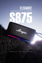 LENYES S875 Altavoz Bluetooth Inalámbrico Potente IPX6 TWS Blanco