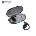 LENYES AIR 202 BLACK Auriculares Bluetooth 5.4 Abiertos con Gancho - IPX4 Resistentes al Agua 32h Batería