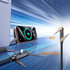 Cable USB4 Lenyes LC553 | 240W | 40Gbps | Vídeo 8K@60Hz | Soporte Plegable 360° | 1 Metro