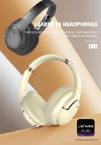 LENYES LH61 Auriculares Bluetooth 40mm Plegables Dual Modo Blanco
