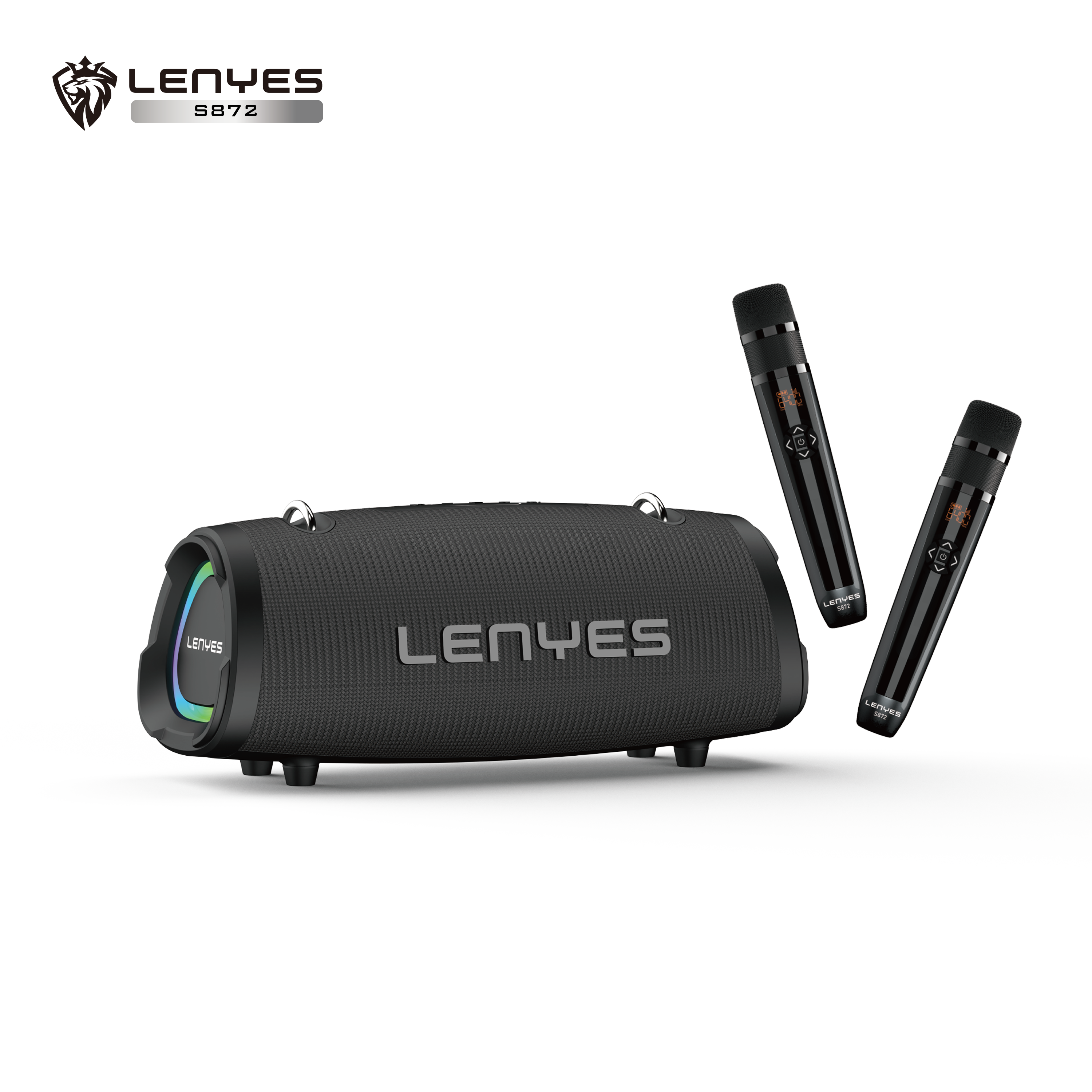 LENYES S872 Altavoz Bluetooth Portátil IPX6 TWS Compacto Negro