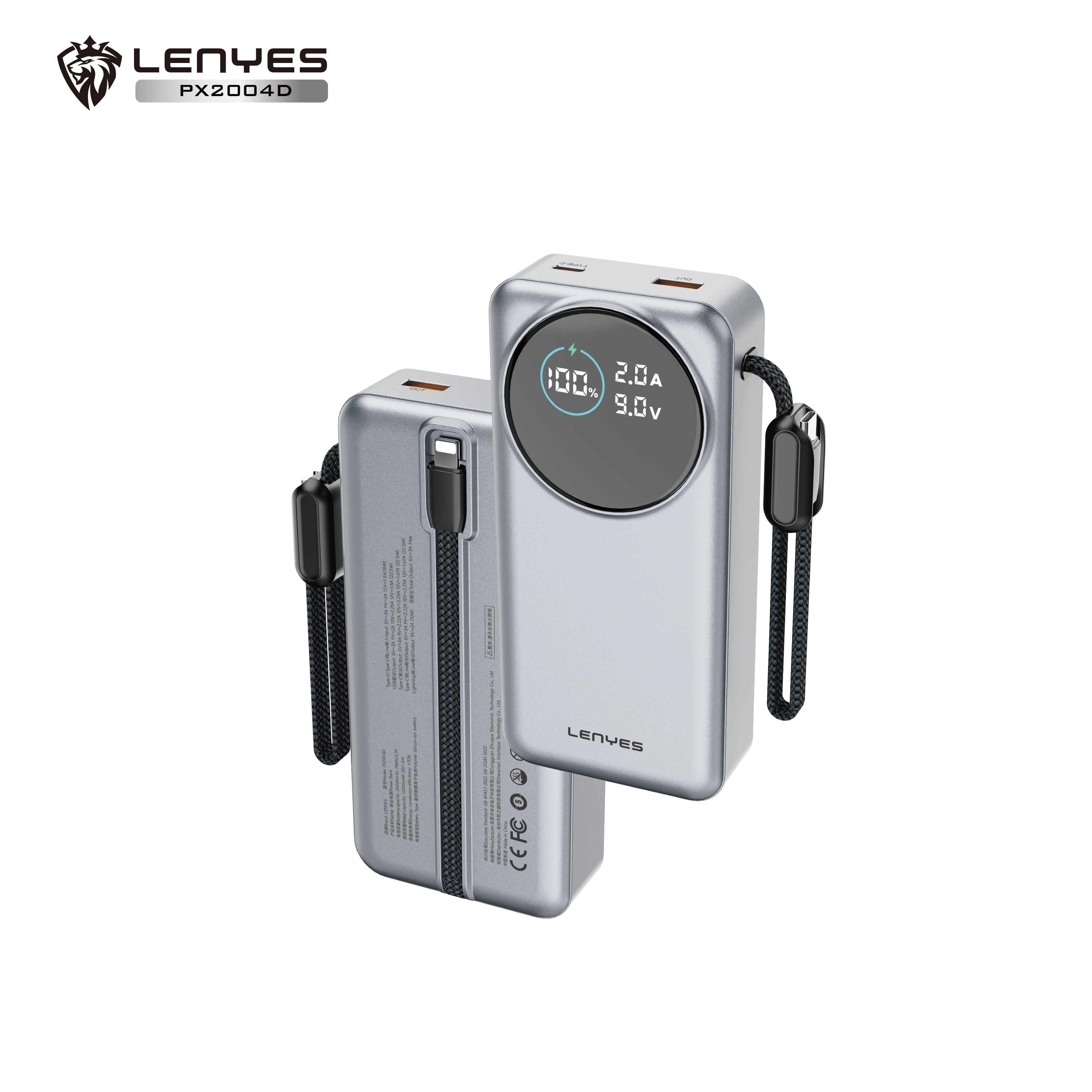 Powerbank 20.000mAH PX2004D