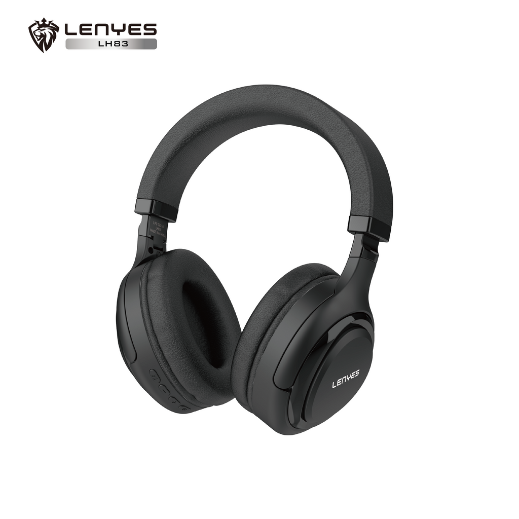 LENYES LH83 Auriculares Bluetooth 5.3 40mm 47h Batería Plegables Negro