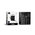 Altavoz Bluetooth Karaoke Lenyes TITAN 1 | 180W Peak Power | 2 Micrófonos Inalámbricos | IPX6 | Carga Rápida 30W | RGB