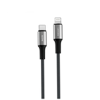 Cable USB-C a Lightning Lenyes LC560 | 27W Fast Charge | 2 Metros Extra Largo | Nylon Trenzado y Aluminio