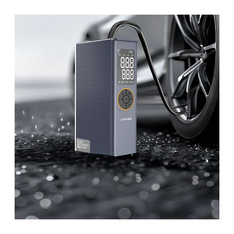 Arrancador de Batería y Compresor de Aire Lenyes LCI205 | 7200mAh | 150 PSI