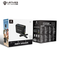 Altavoz Bluetooth Party Lenyes S867 | 200W Peak Power | 2 Micrófonos Inalámbricos 2.4G | RGB Dinámico | Correa de Transporte