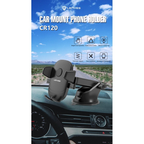 Soporte de Coche Lenyes CR120 | Rotación 360° | Ventosa Silicona | Brazo Telescópico | Salpicadero y Parabrisas