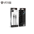 Cable USB-A a Tipo-C Lenyes LC546-TC | 12W 2.4A | 1 Metro | Aleación de Aluminio y Nylon Trenzado