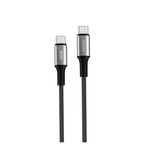 Cable USB-C a USB-C Lenyes LC559 | 60W 3A Fast Charge | 1 Metro | Nylon Trenzado y Aluminio