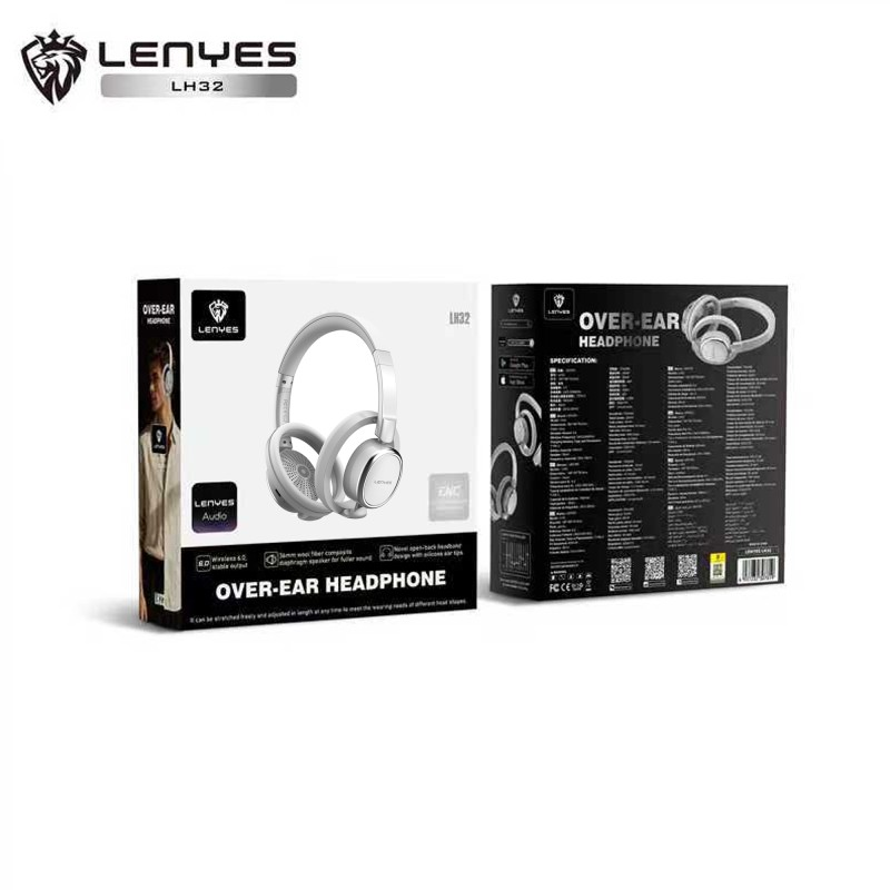 Auriculares Inalámbricos Lenyes LH32 | Bluetooth 6.0 | Open-Back Flotante | ENC | Batería 20H