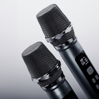 Altavoz Bluetooth Karaoke Lenyes TITAN 1 | 180W Peak Power | 2 Micrófonos Inalámbricos | IPX6 | Carga Rápida 30W | RGB