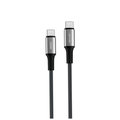 Cable USB-C a USB-C Lenyes LC561 | 100W 5A Ultra Fast Charge | 1 Metro | Nylon Trenzado y Aluminio