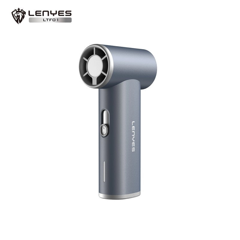 Mini Ventilador Turbo Portátil Lenyes LTF01 | 4000mAh | Aleación de Aluminio | 3 Velocidades | USB-C